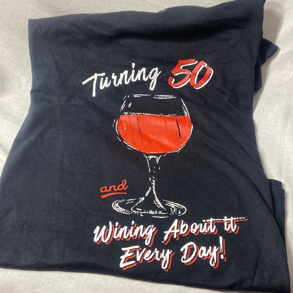 50th Birthday‎ t shirt.